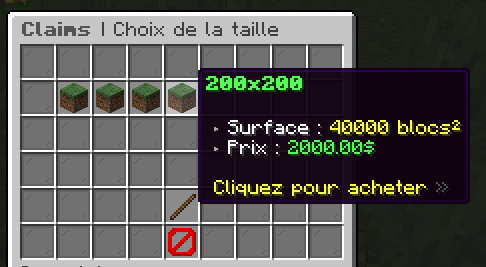 Craft du bâton de sélection